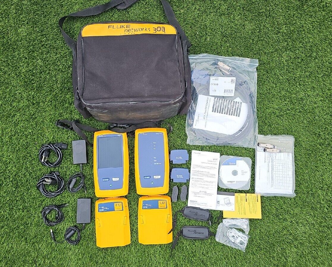 Fluke Networks DSX-5000 Versiv Cat6 Cat6a LAN Cable Certifier Tester DSX 5000